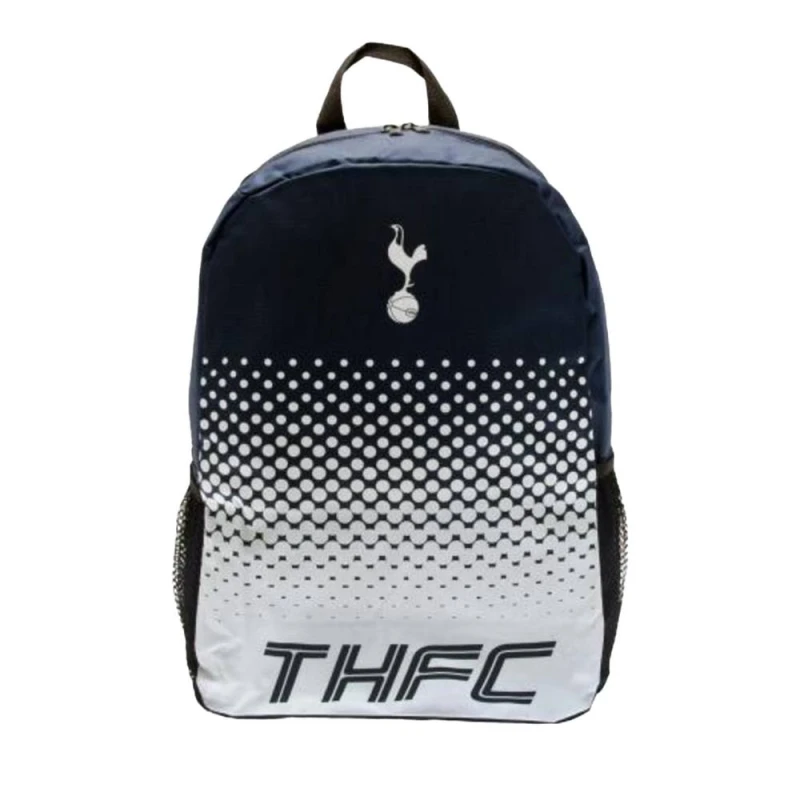 Image of Tottenham Hotspur FC Mens Adjustable Nylon Backpack with Mesh Pockets in Navy Navy Male One Size