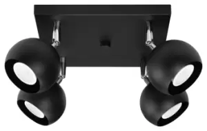 Image of Oculare 4 Light Spotlight Cluster Black, GU10