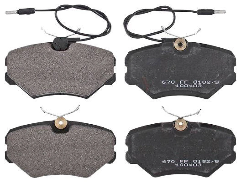 Image of A.B.S. 37003 Brake pad set with integrated wear sensor Brake Pad Set,disc brake (402)
