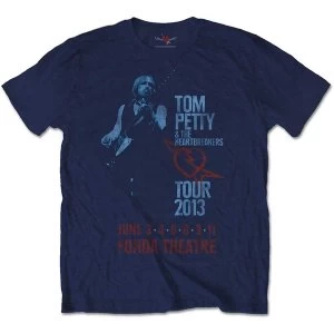 image of Tom Petty & The Heartbreakers - Fonda Theatre Unisex Large T-Shirt - Blue