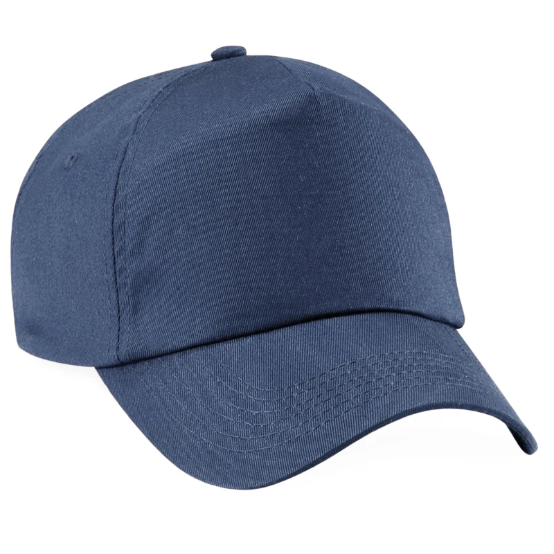 Image of Beechfield Beechfield Men Plain Original 5 Panel Baseball Cap in Navy Navy One Size Male 5057520179667