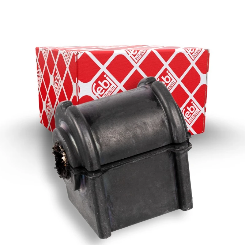 Image of FEBI BILSTEIN 106215 Stabilizer Bushes Rear Axle, Rubber with fabric lining Rubber with fabric lining Anti-roll Bar Bush Kit (1334)