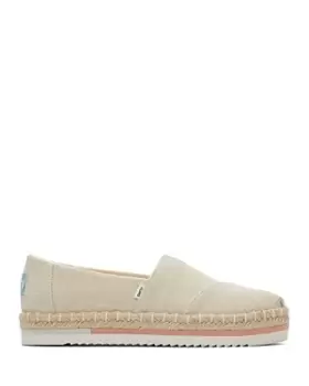 image of Toms Womens Classic Alpargata Rope Twill Espadrille Flats