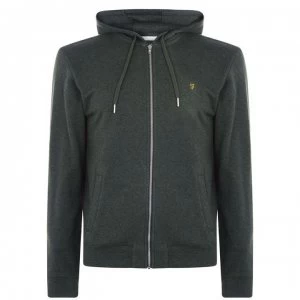 image of Farah Vintage Kyle Hoodie - Olive Marl 361