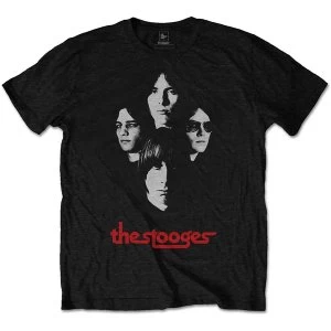 Image of Iggy & The Stooges - Group Shot Mens Large T-Shirt - Black