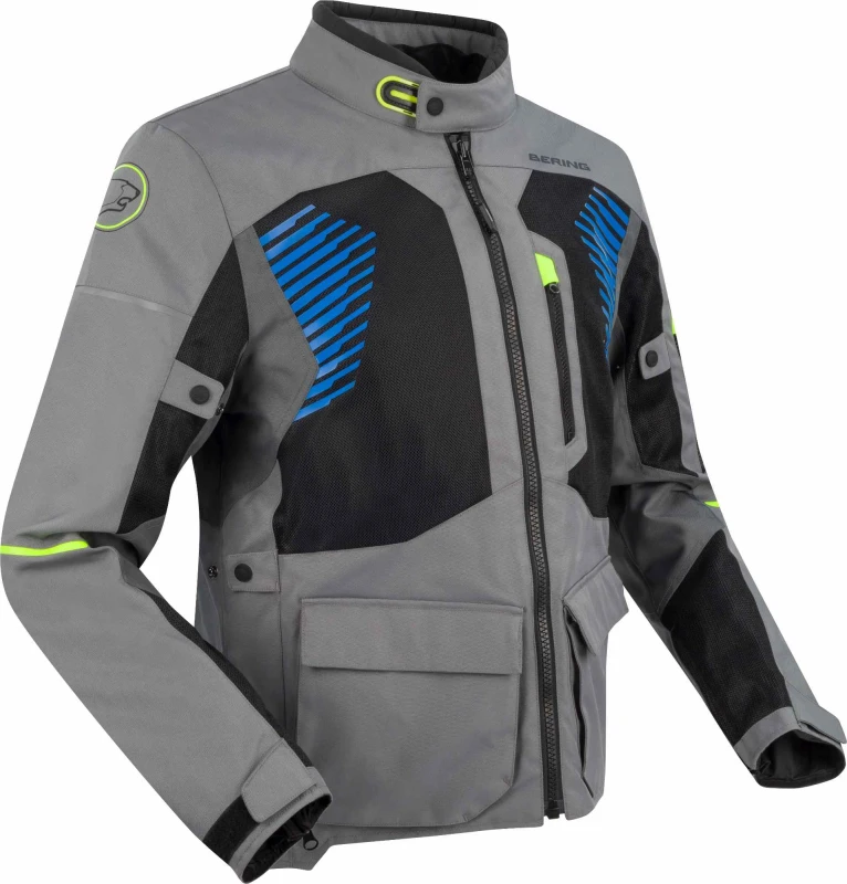 Image of Bering Bakundu Jacket Gray Black Blue Size L