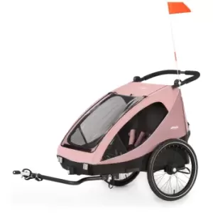 image of Hauck Dryk Duo Bike Trailer - Rose