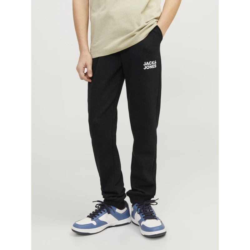 Image of Jack and Jones Kids Gordon Closed Hem Fleece Joggers Black male 5 Years