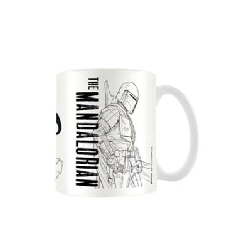 Image of Star Wars Line Art Mug White unisex