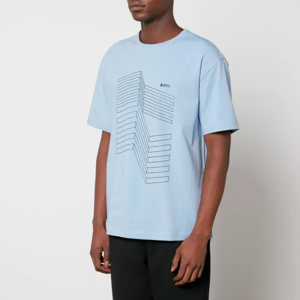 Image of BOSS Green Tee 6 Stretch-Cotton Jersey T-Shirt - XXL