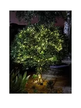 image of Smart Solar Firefly String Lights - 200 Warm White Leds