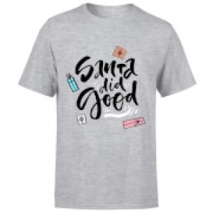 Image of Santa Did Good T-Shirt - Grey - 3XL