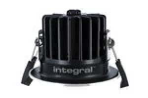Image of Integral Low-Profile 70mm-75mm cut-out IP65 Fire Rated Downlight 6W (40W) 3000K 430lm 38 deg beam angle Dimmable