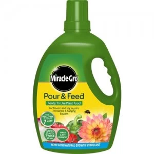 Image of Miracle-Gro Improved Pour & Feed Ready To Use Plant Food - 3L
