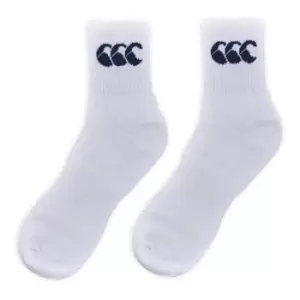 image of Canterbury Crew Sock 3 Pck 10 - White