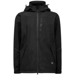 Image of Hard Yakka Mens Orbit 2 Layer Waterproof Reflective Jacket S - Chest 35-37' (89-94cm)