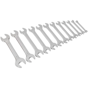 Image of Siegen 12 Piece Double Open End Spanner Set Metric