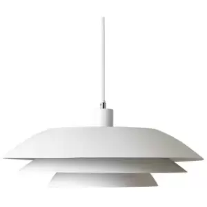 Image of Dyberg Larsen Dome Pendant Ceiling Light Matt White 45cm