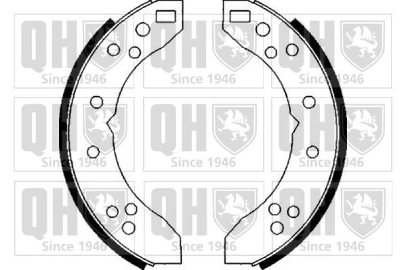 Image of QUINTON HAZELL Brake Shoe Set QUINTON HAZELL BS516