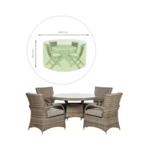 Image of Medium Round Patio Set Cover