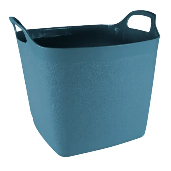 image of Town & Country 15L Square Flexi-Tub Denim Blue