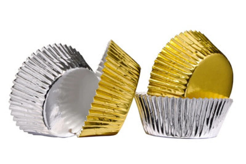 Image of Premier Housewares 60Pcs Large Cupcake Cases Silver
