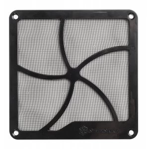 image of Silverstone 140mm Magnetic Fan Filter in Black