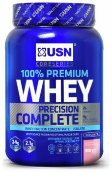 image of USN Whey Protein Shake Strawberry 908g