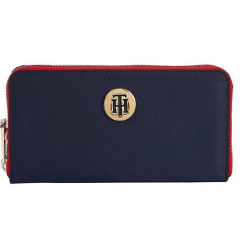 image of Tommy Jeans Large Poppy Wallet Womens - Desert Sky