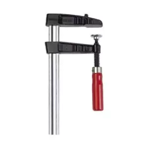 image of Bessey TGK80 Heavy Duty Malleable Cast Iron Screw Clamp TGK 800/120 Wood Handle,