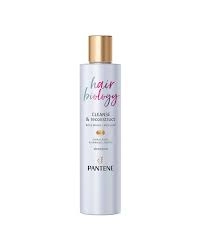 image of Pantene Hair Biology Cleanse & Reconstruct Shampoo with Rose Micellar Water 250ml