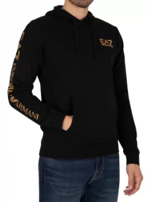 image of Sleeve Print Hoodie