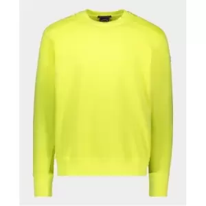 PAUL AND SHARK Dyed Fleece Crew Sweatshirt - Yellow