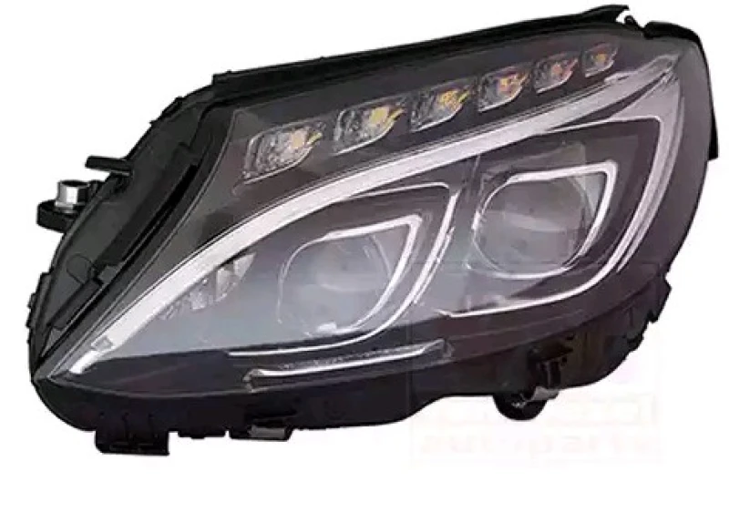 Image of VAN WEZEL 2924965M Headlights LED, without control unit, Left, without motor for headlamp levelling Headlight (259)