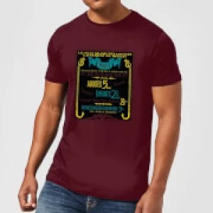 Image of Fantastic Beasts Les Plus Grand Des Cirques Mens T-Shirt - Burgundy - L