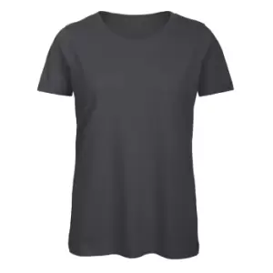 Image of B&C Womens/Ladies Favourite Organic Cotton Crew T-Shirt (XS) (Dark Grey)