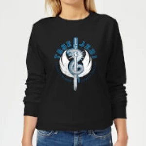 Image of Star Wars The Rise Of Skywalker True Jedi Womens Sweatshirt - Black