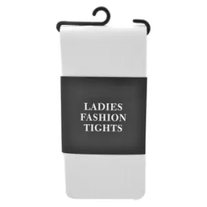 Image of Bristol Novelty Womens/Ladies Fashion Tights (One Size) (White)