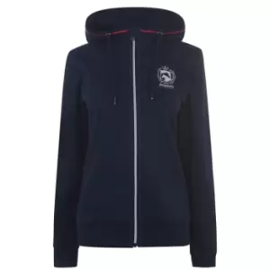 image of Requisite Zip Hoodie Ladies - Blue