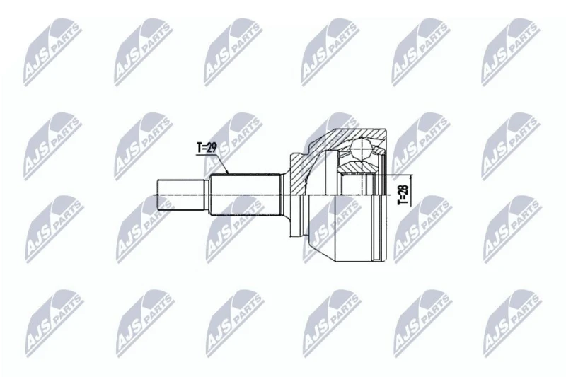 Image of NTY CV joint kit NTY NPZ-PL-041