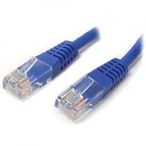 Image of StarTech.com 25ft Cat5e Blue Molded RJ45 UTP Cat 5e Patch Cable
