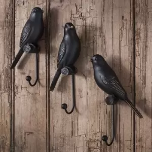 Image of Gallery Direct Set of 3 Avery Resin Birds
