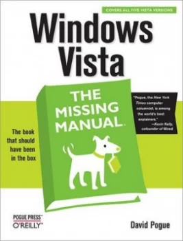 Image of Windows Vista by David Pogue Paperback