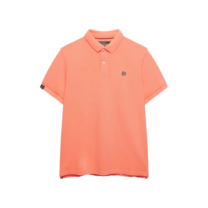 Image of Superdry Polo Superdry Vintage Destroy Orange Male S