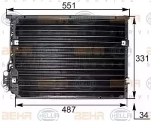 Image of Condenser Air Conditioning 8FC351036-221 by BEHR