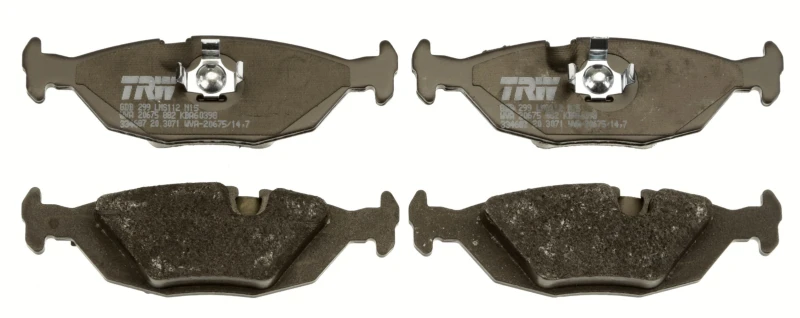 Image of TRW GDB299 Brake pad set prepared for wear warning indicator Brake Pad Set,disc brake (402)