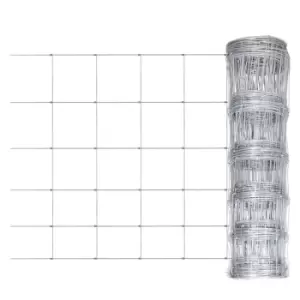 Image of Vidaxl Garden Fence Galvanised Steel 50X1.5 M Silver