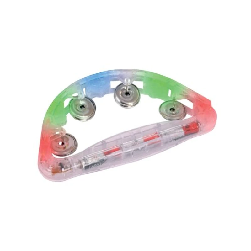 Image of Unbranded Flashing LED Light Up Tambourine Plastic Large STAM STAM