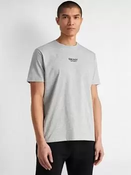 Image of DKNY SPORT Liberty T-Shirt - Silver Marl, Silver Marl, Size S, Men