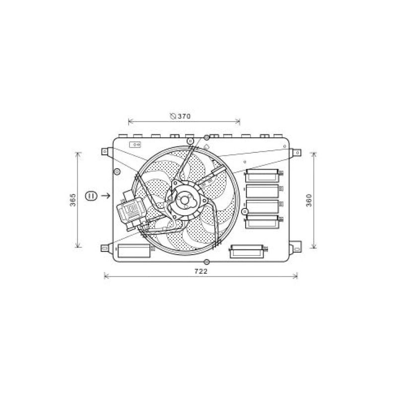 Image of Fan, radiator DIEDERICHS DCL1125